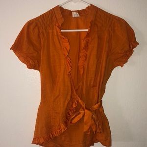 Women’s edme & esyllte orange tank top